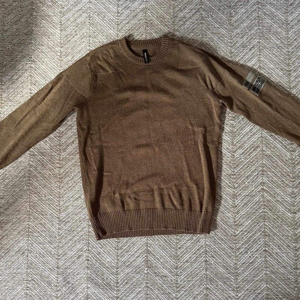 Vintage RVCA military-style sweater, Size Small